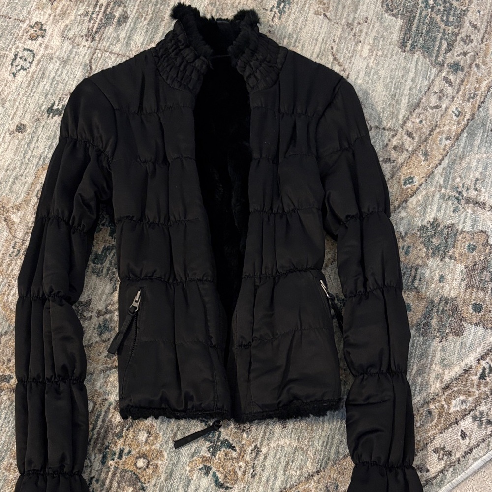 Women's Black Puffer Jacket
